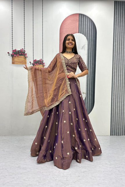 Heavy Embroidery beats lehanga SS202