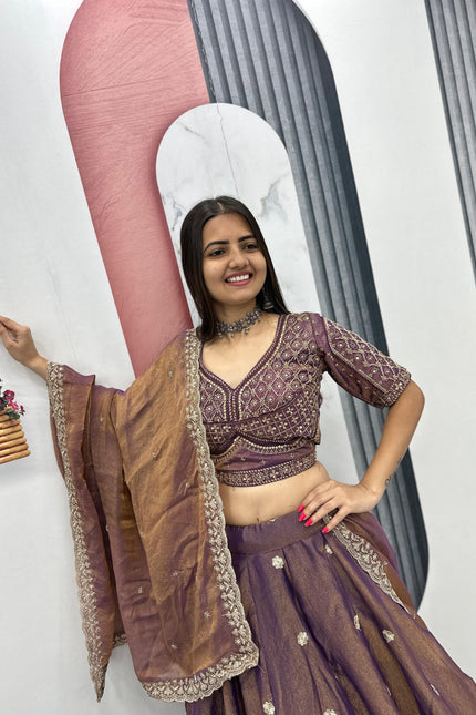 Heavy Embroidery beats lehanga SS202