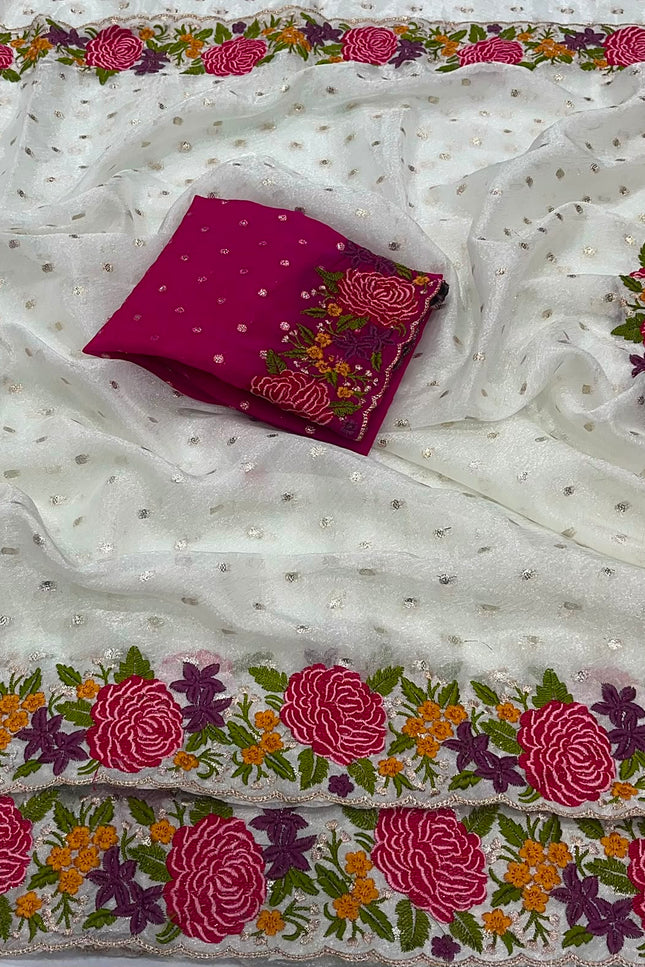 Fancy Nc moss silk Saree  SS217