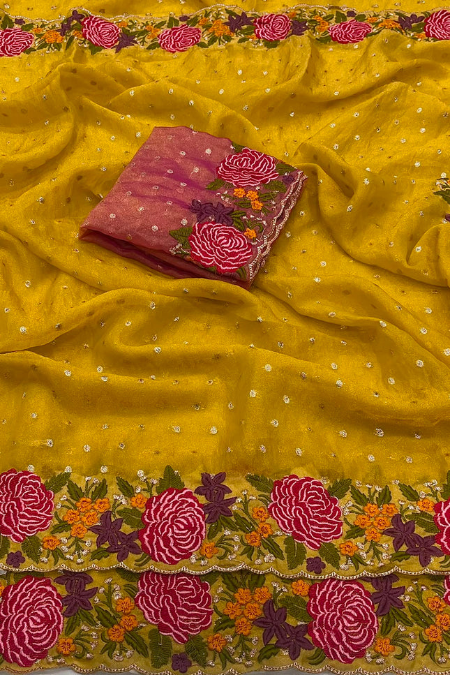 Fancy Nc moss silk Saree  SS217