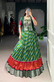 S-36 upto XL-42 fits free size alteration compulsary / green