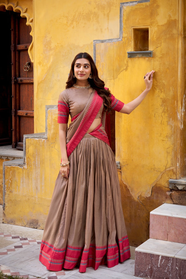 Pure Chanderi lehanga SS228