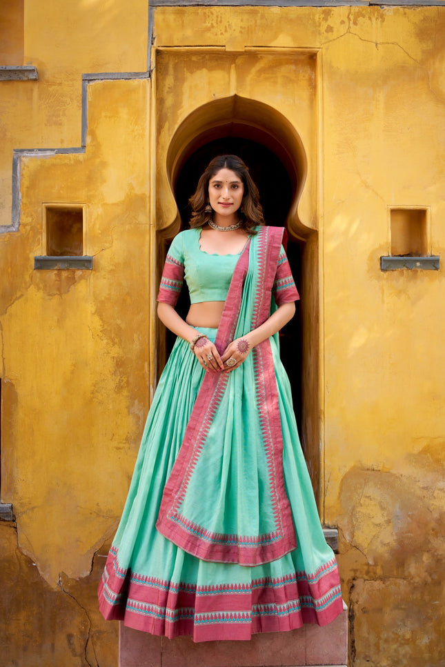 Pure Chanderi lehanga SS228