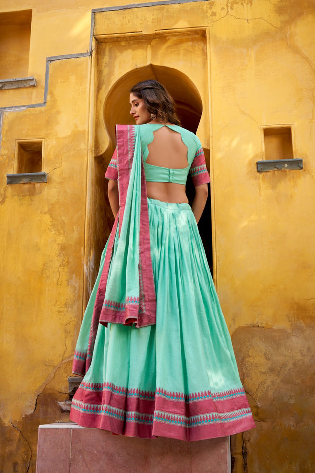 Pure Chanderi lehanga SS228
