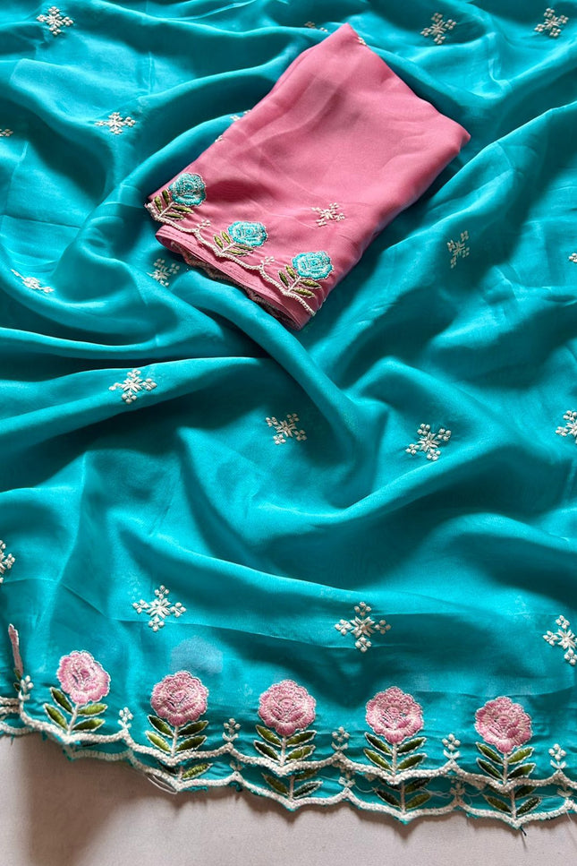 Soft Rangoli silk saree SS212