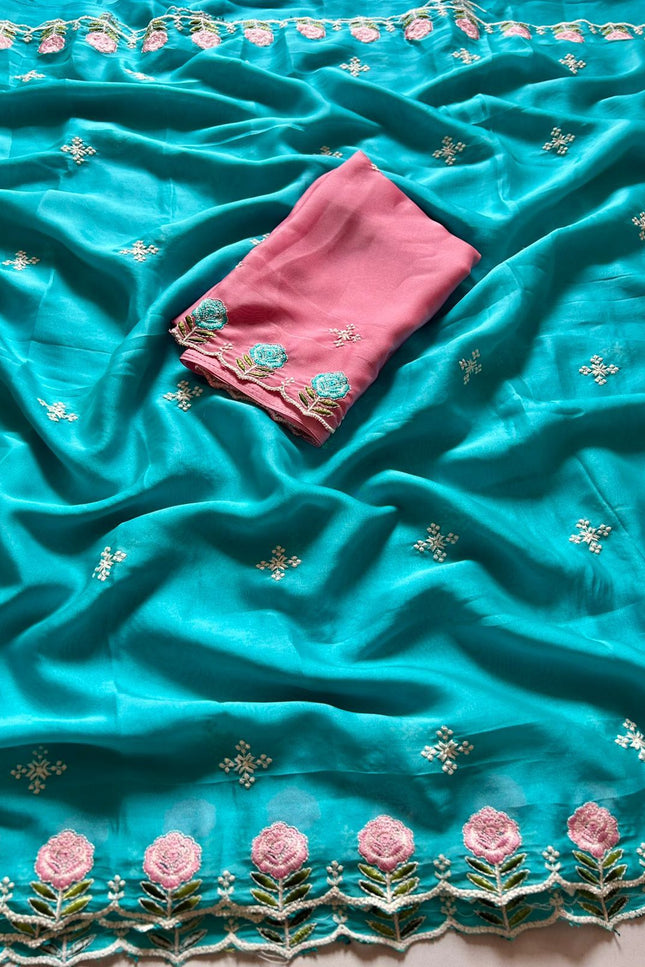 Soft Rangoli silk saree SS212