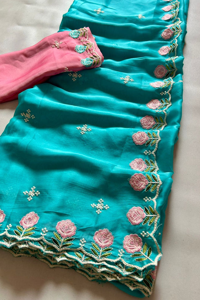 Soft Rangoli silk saree SS212