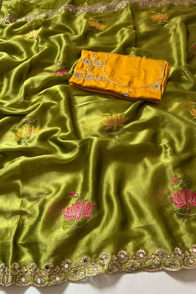 Soft Rangoli silk saree SS220