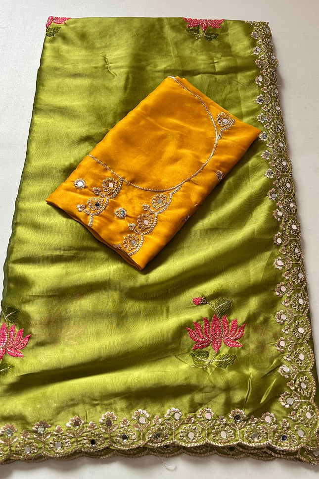 Soft Rangoli silk saree SS220