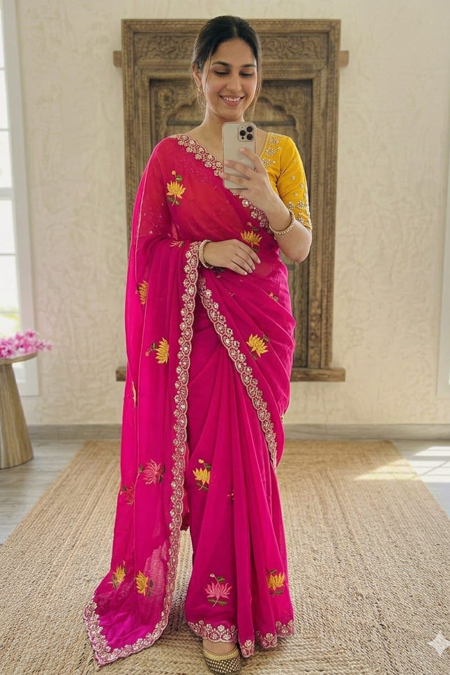 Soft Rangoli silk saree SS220