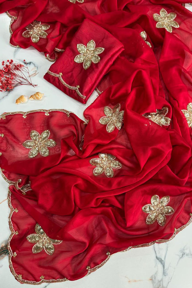 Crush silk saree SS221