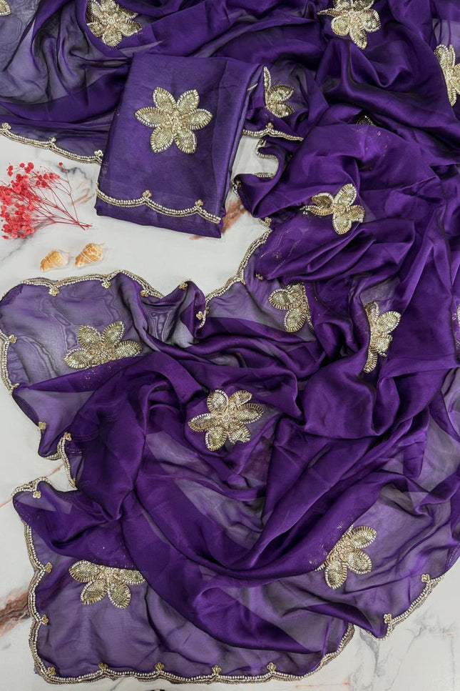 Crush silk saree SS221