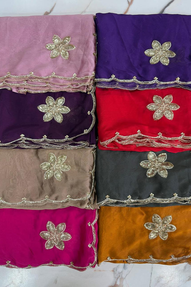 Crush silk saree SS221