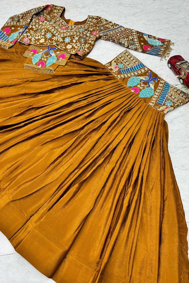 Chinon silk lehanga SS231