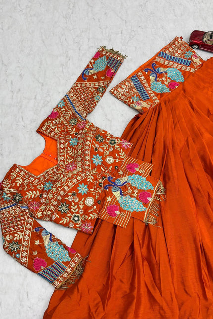 Chinon silk lehanga SS231