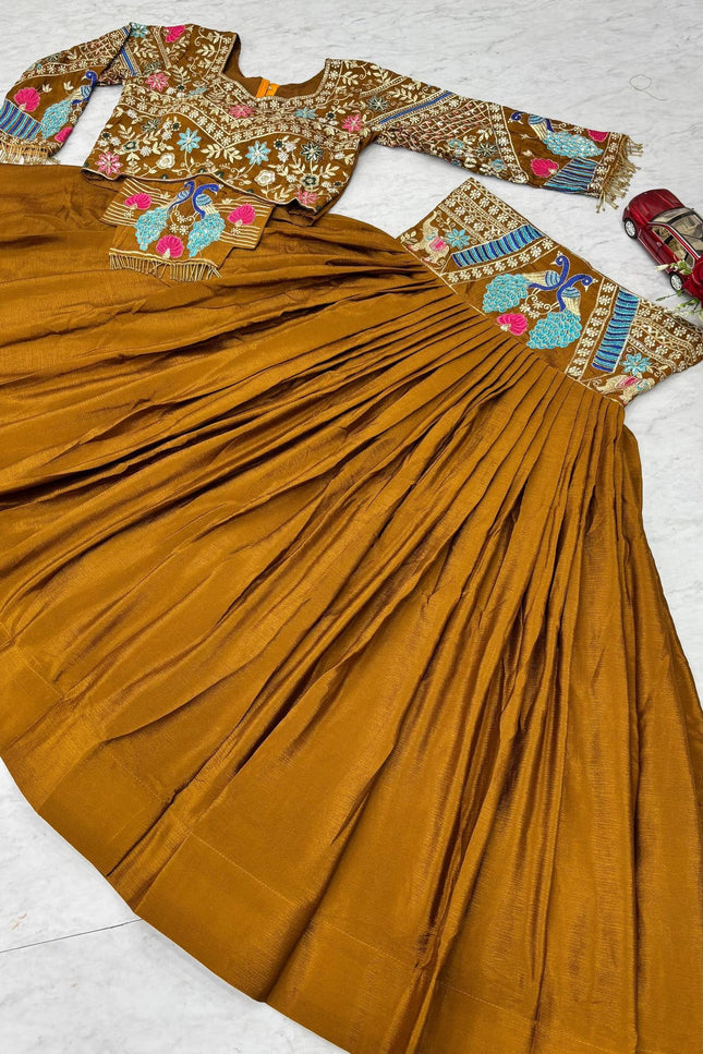 Chinon silk lehanga SS231