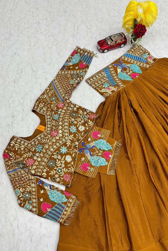 Chinon silk lehanga SS231
