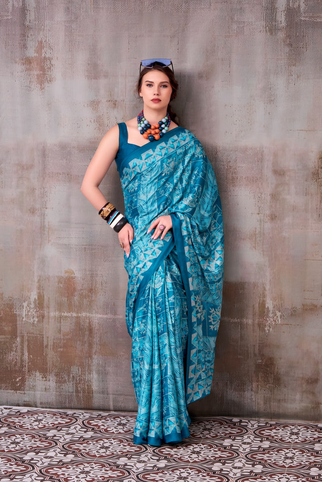 Satin Silk saree SS239