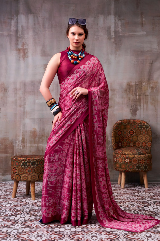 Satin Silk saree SS239