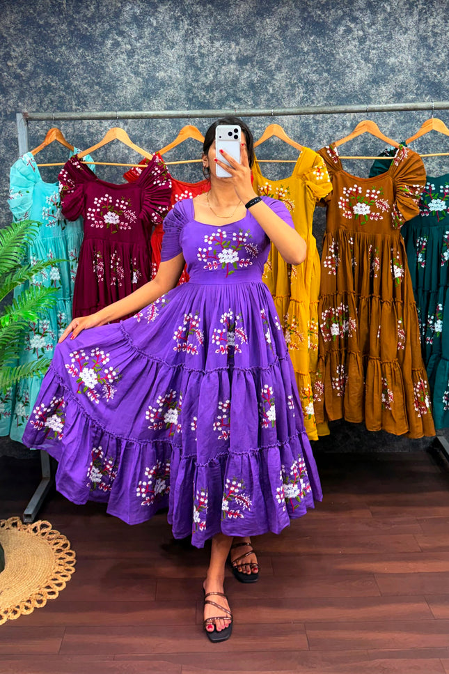 Mull Cotton gown SS236
