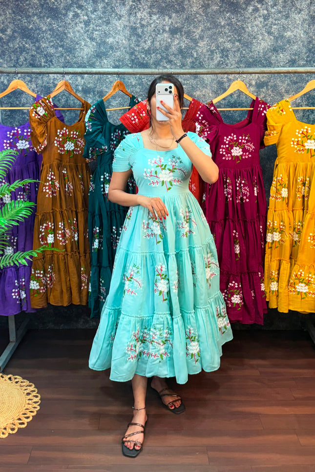 Mull Cotton gown SS236