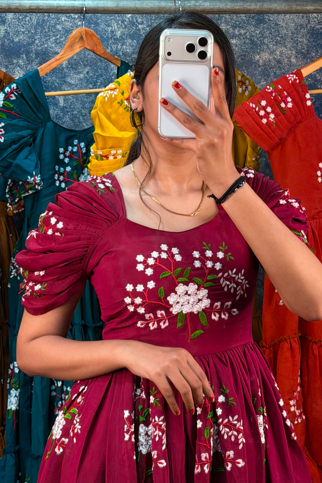 Mull Cotton gown SS236