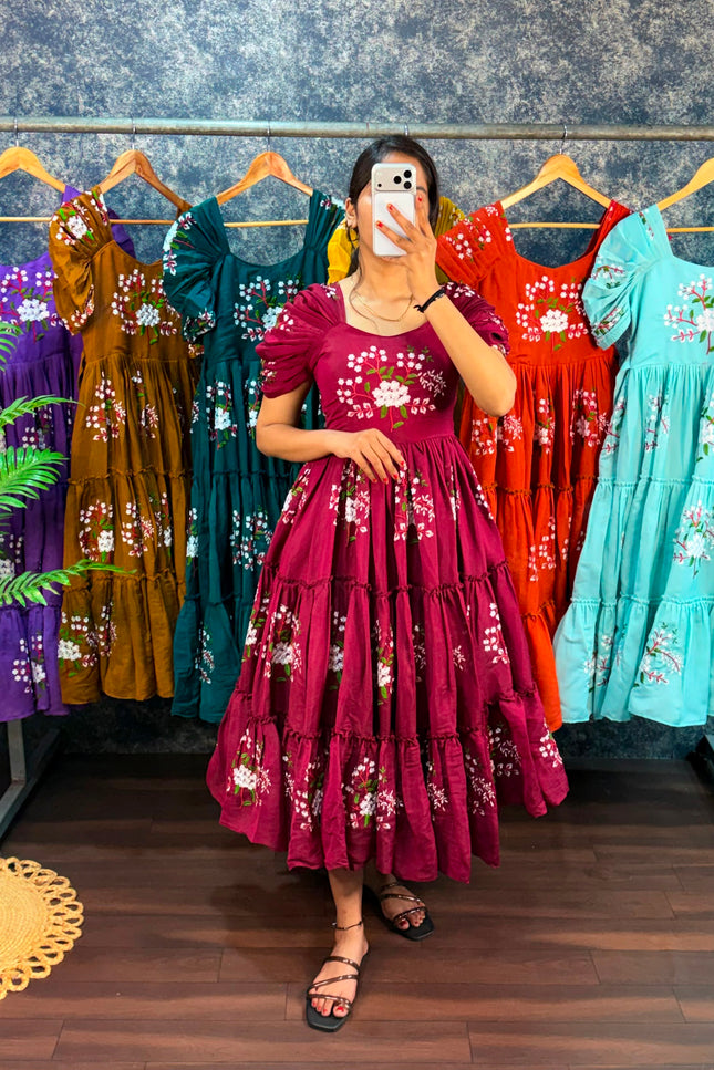 Mull Cotton gown SS236