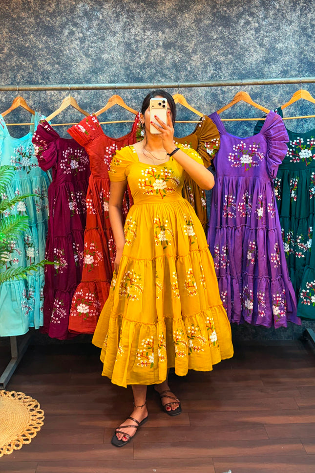 Mull Cotton gown SS236