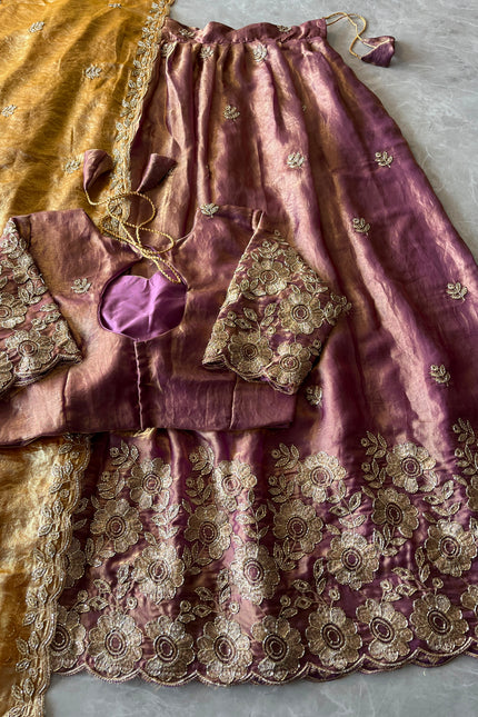 Space silk lehanga SS235
