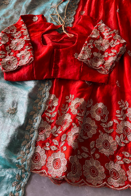Space silk lehanga SS235