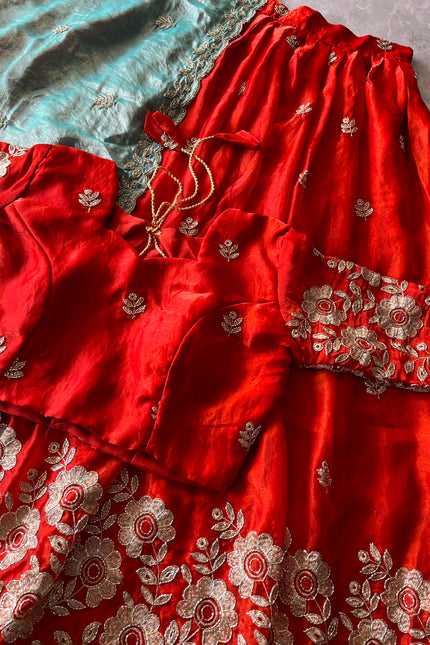 Space silk lehanga SS235