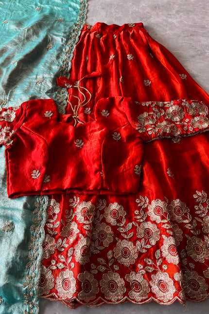 Space silk lehanga SS235