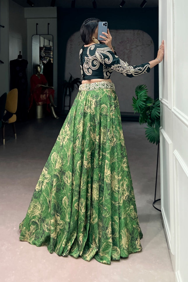 Tasar silk lehenga  SS237