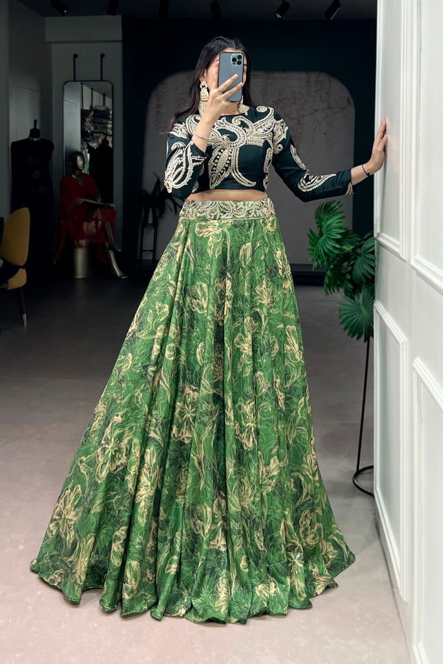 Tasar silk lehenga  SS237