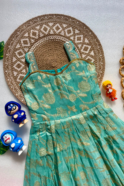 Viscose Dola Silk frock SS233