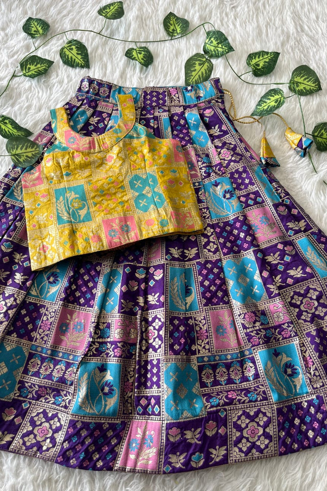 Dola silk kids lehanga SS234