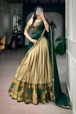 unsitched blouse / green