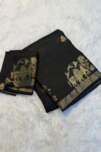 Dola kalmkari print saree  SS251