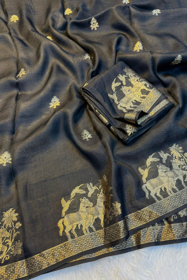 Dola kalmkari print saree  SS251
