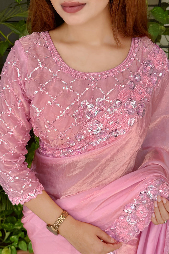 Design-Barbie doll saree SS318