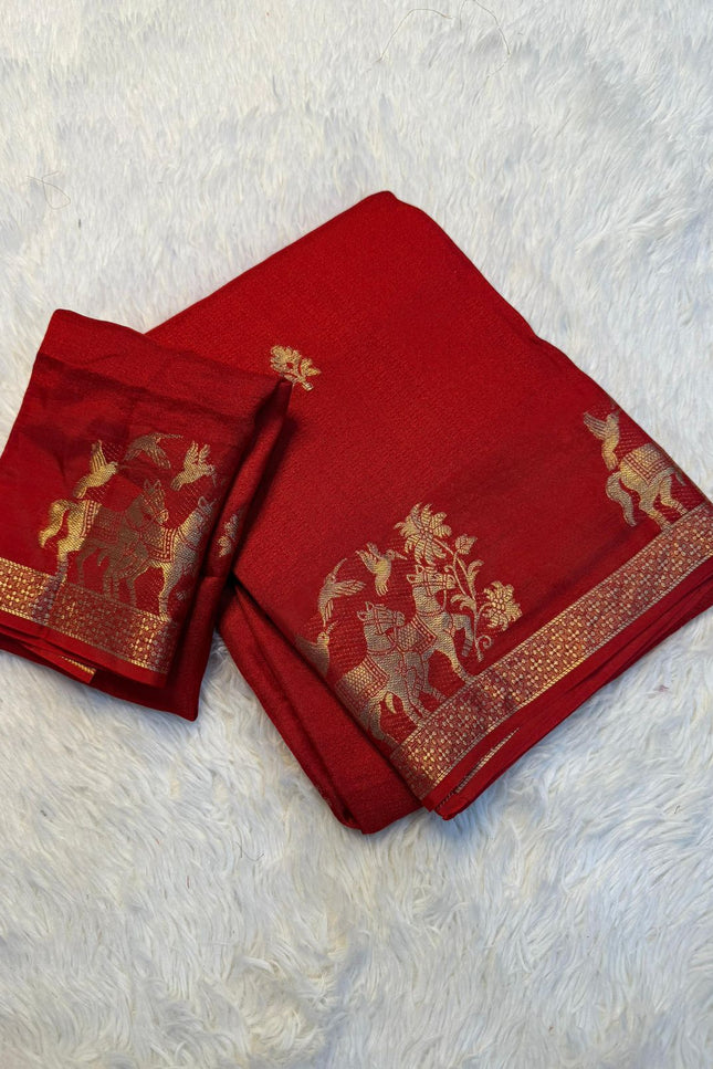 Dola kalmkari print saree  SS251