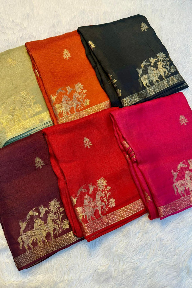 Dola kalmkari print saree  SS251