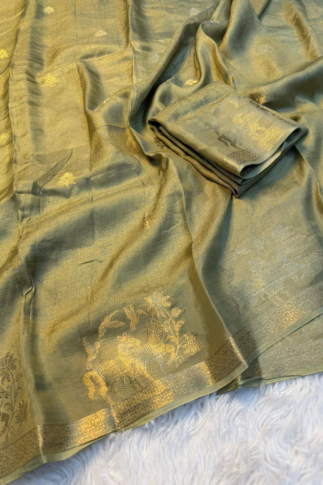Dola kalmkari print saree  SS251