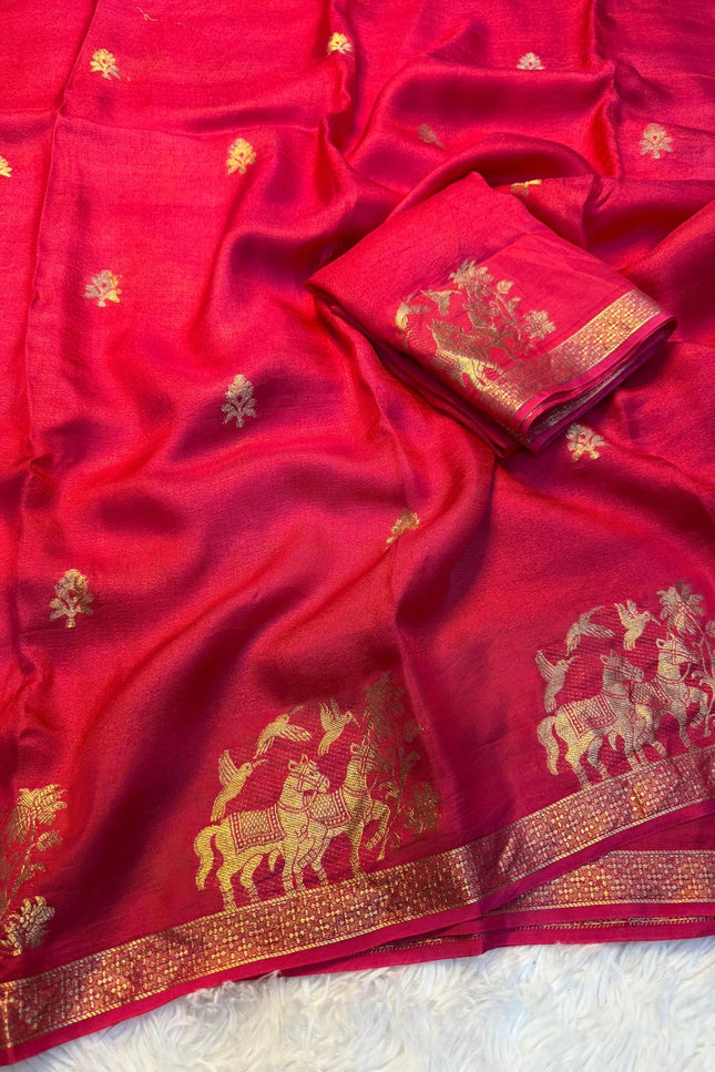 Dola kalmkari print saree  SS251