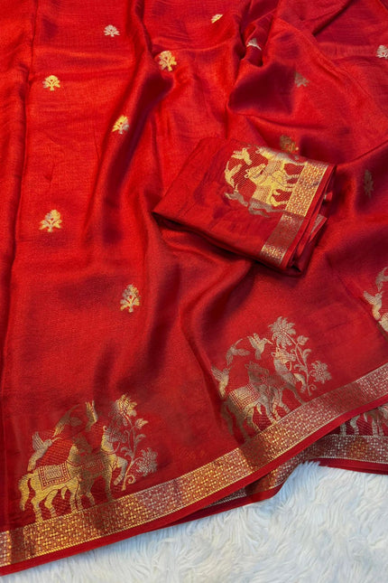 Dola kalmkari print saree  SS251