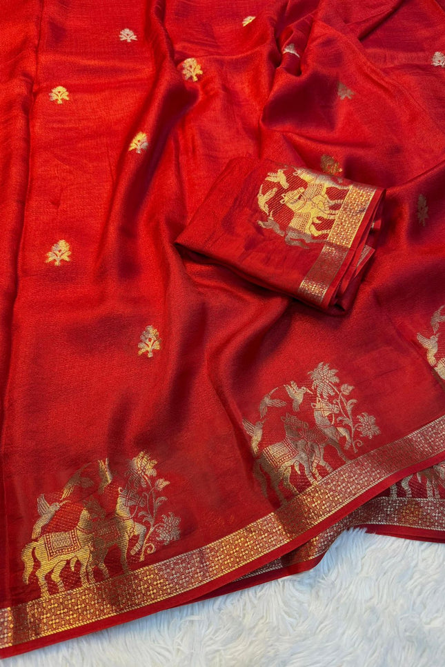 Dola kalmkari print saree  SS251