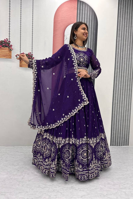 Heavy Fox Georgette lehanga SS262