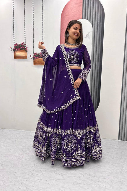 Heavy Fox Georgette lehanga SS262