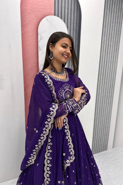 Heavy Fox Georgette lehanga SS262