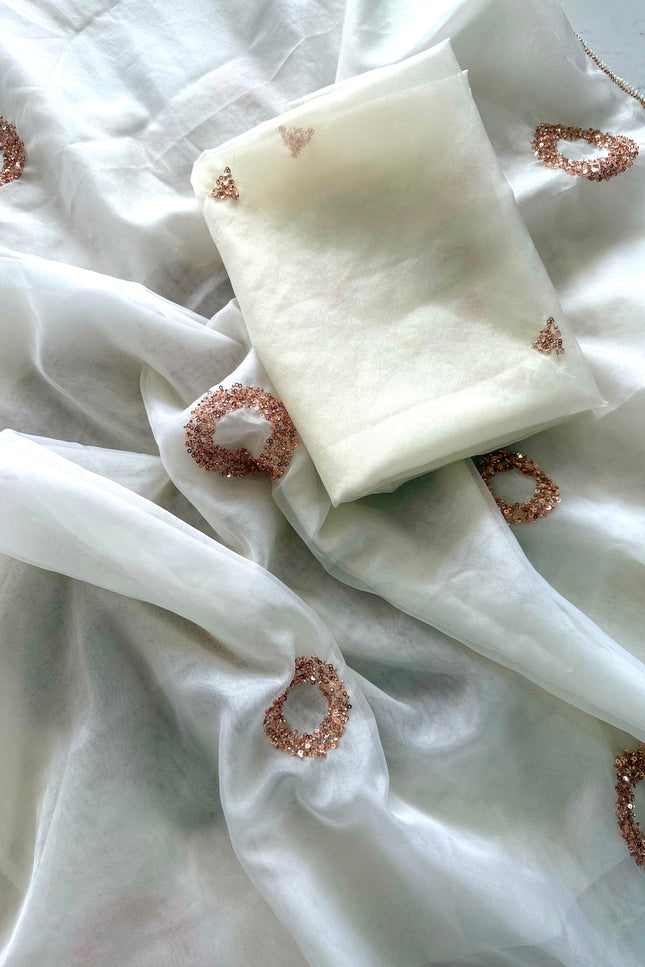 Soft Bright Orgenza  saree SS416
